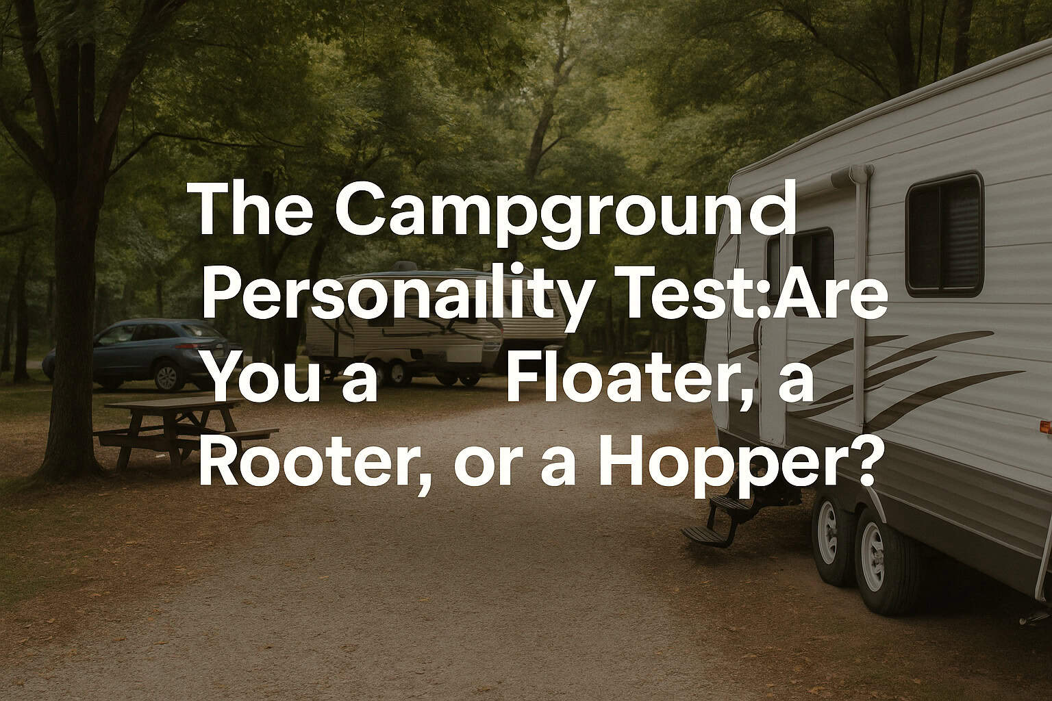 The Campground Personality Test: Are You a Floater, a Rooter, or a Hopper?