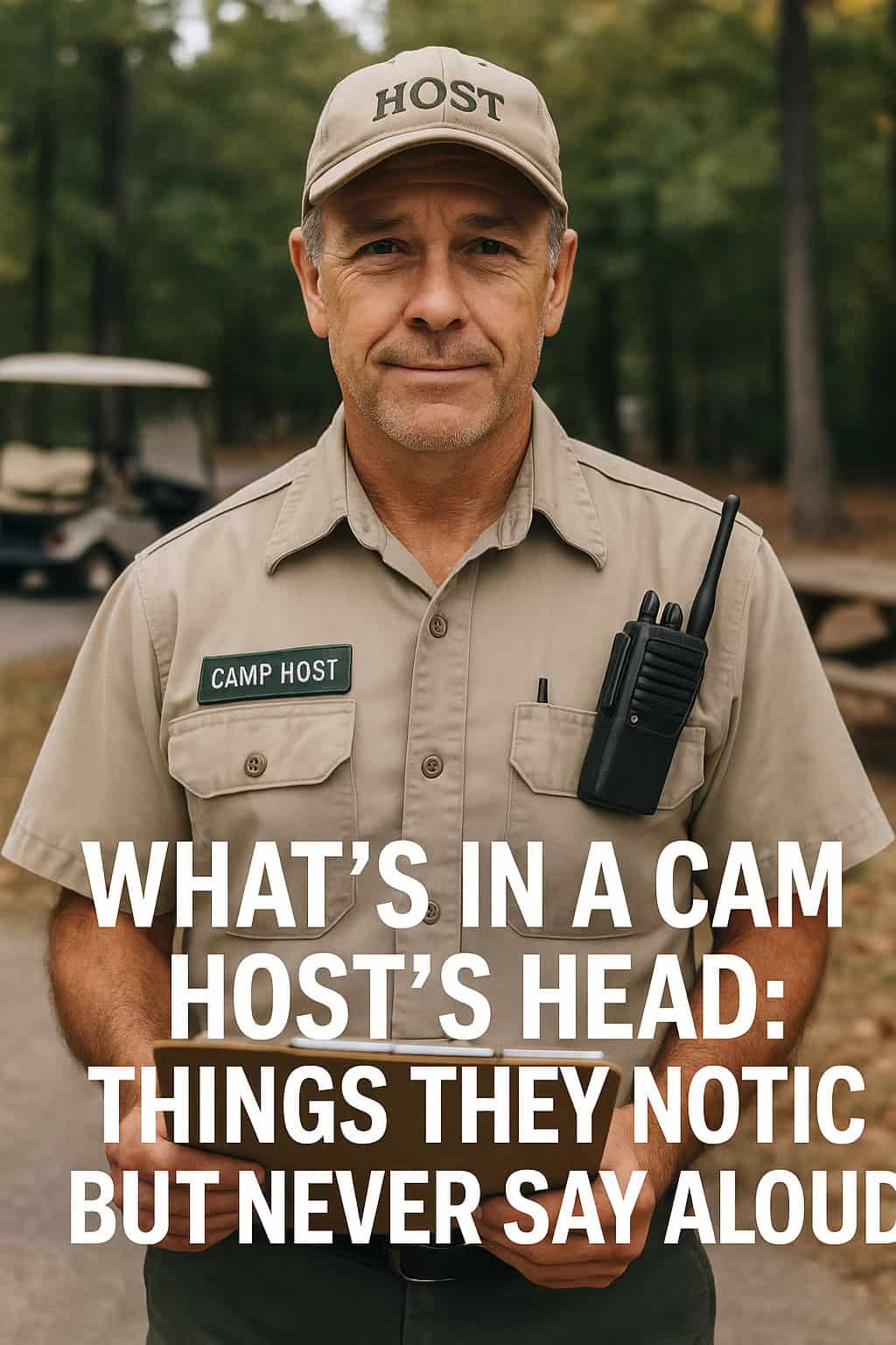 What’s in a Camp Host’s Head: Things They Notice but Never Say Aloud