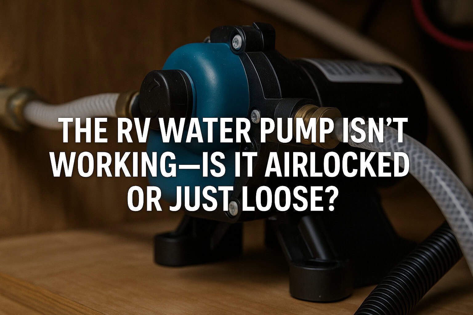 The RV Water Pump Isn’t Working—Is It Airlocked or Just Loose?