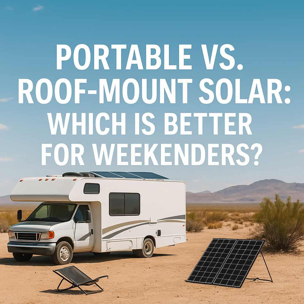 Portable Solar Panels vs. Roof-Mount: Which Is Better for Weekenders?