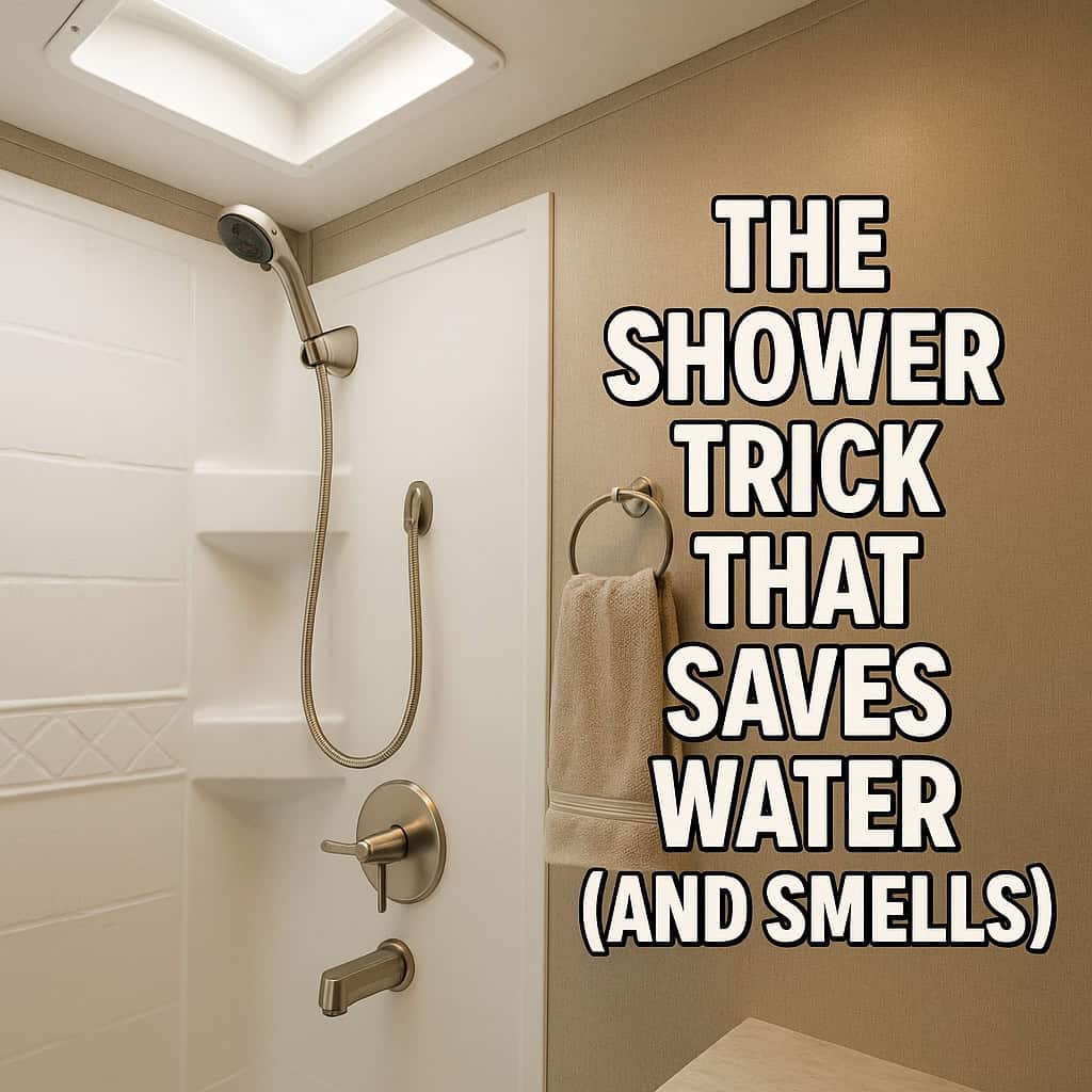 The “Shower Trick” to Save Water AND Stay Clean While Boondocking