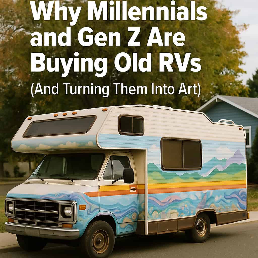 Why Millennials and Gen Z Are Buying Old RVs (And Turning Them Into Art)