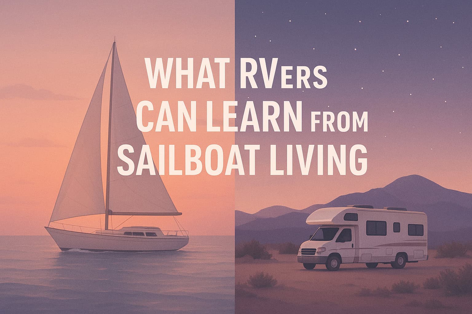 What RVers Can Learn from Sailboat Living