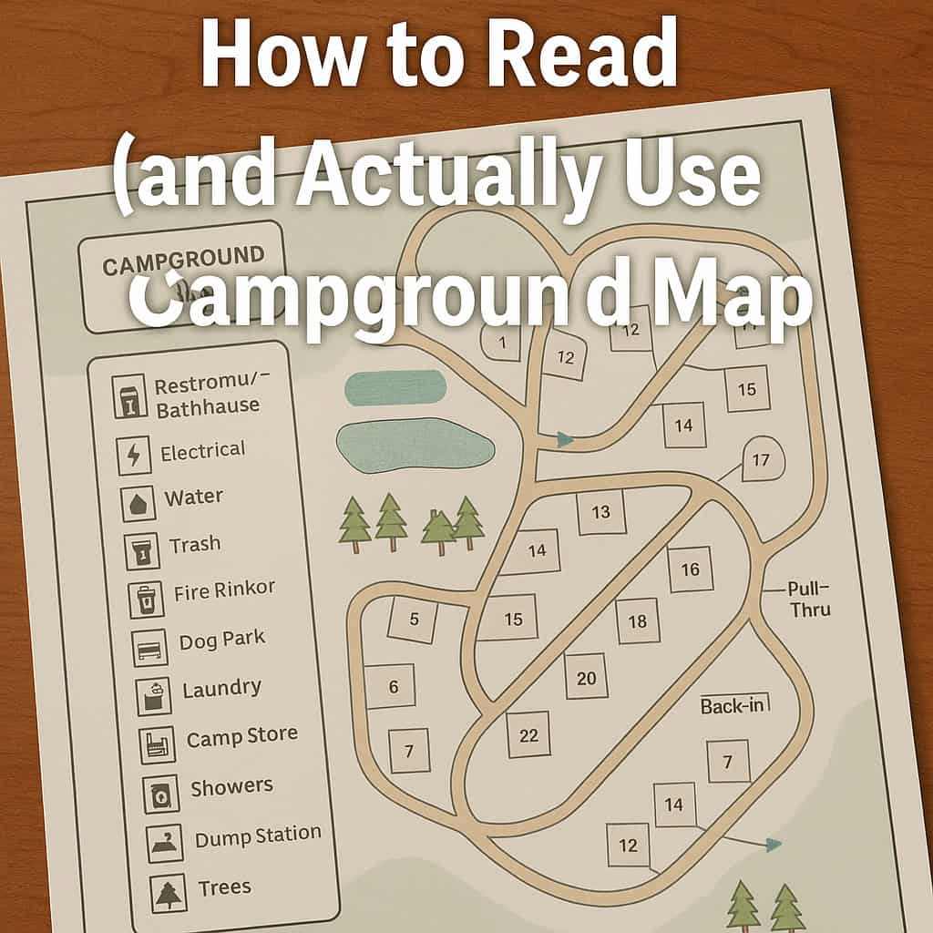 How to Read (and Actually Use) a Campground Map