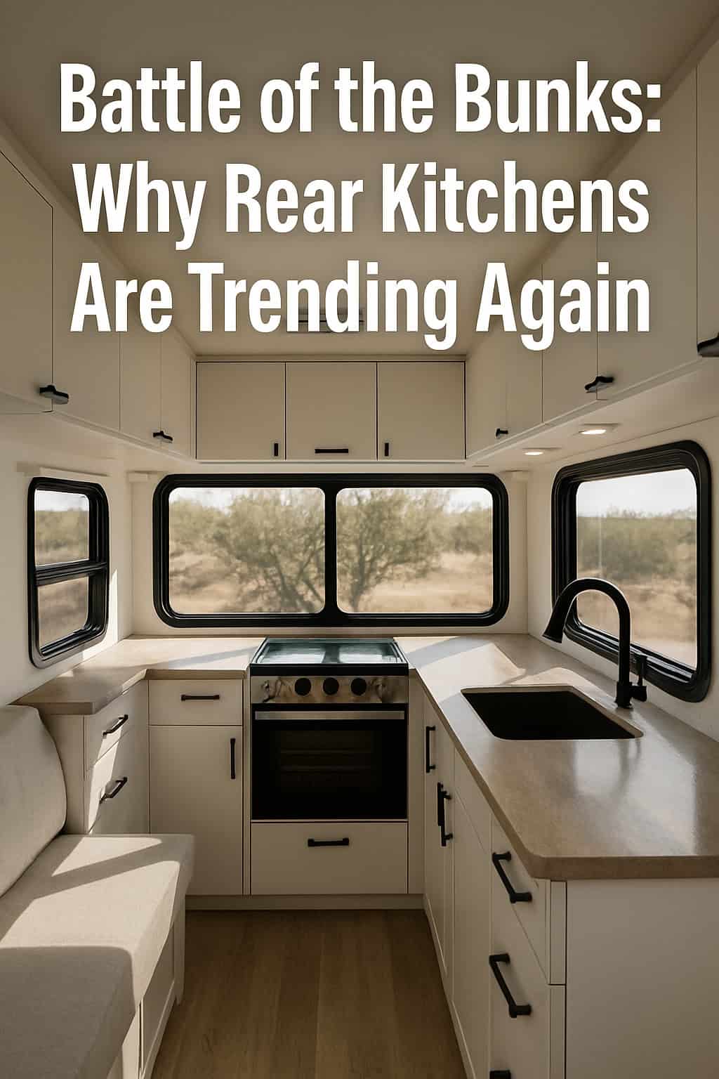 Battle of the Bunks: Why Rear Kitchen Layouts Are Suddenly Popular Again