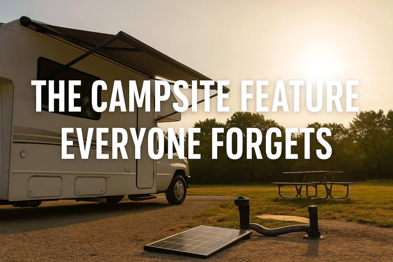 The Campsite Feature Everyone Forgets—Until It Ruins Their Trip