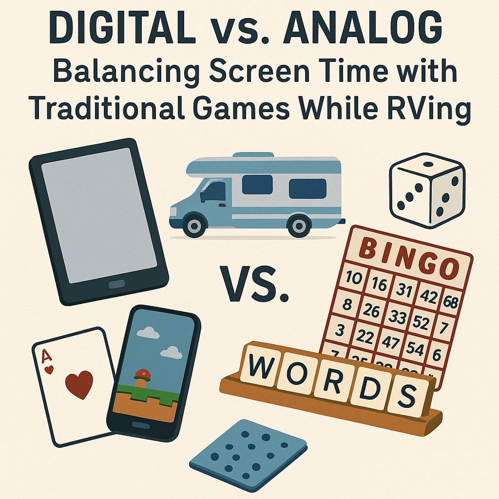 Digital vs. Analog: Balancing Screen Time with Traditional Games While RVing