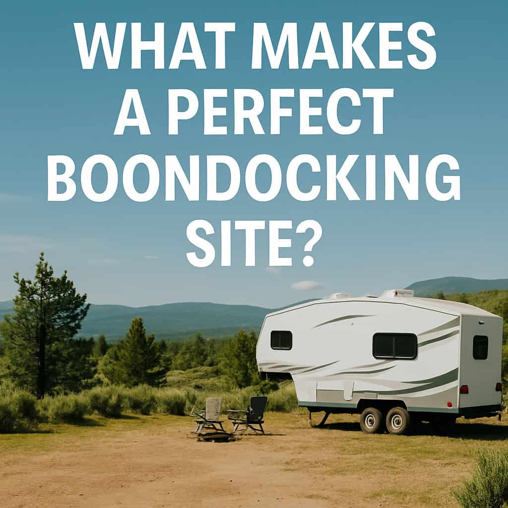 What Makes a Perfect Boondocking Site?