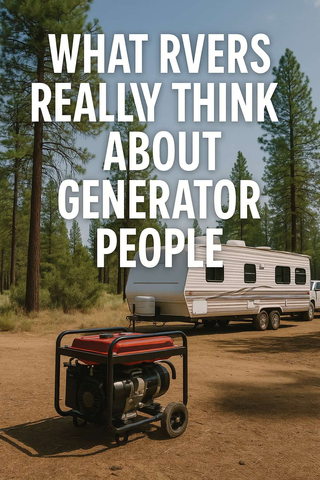 What RVers Really Think About Generator People