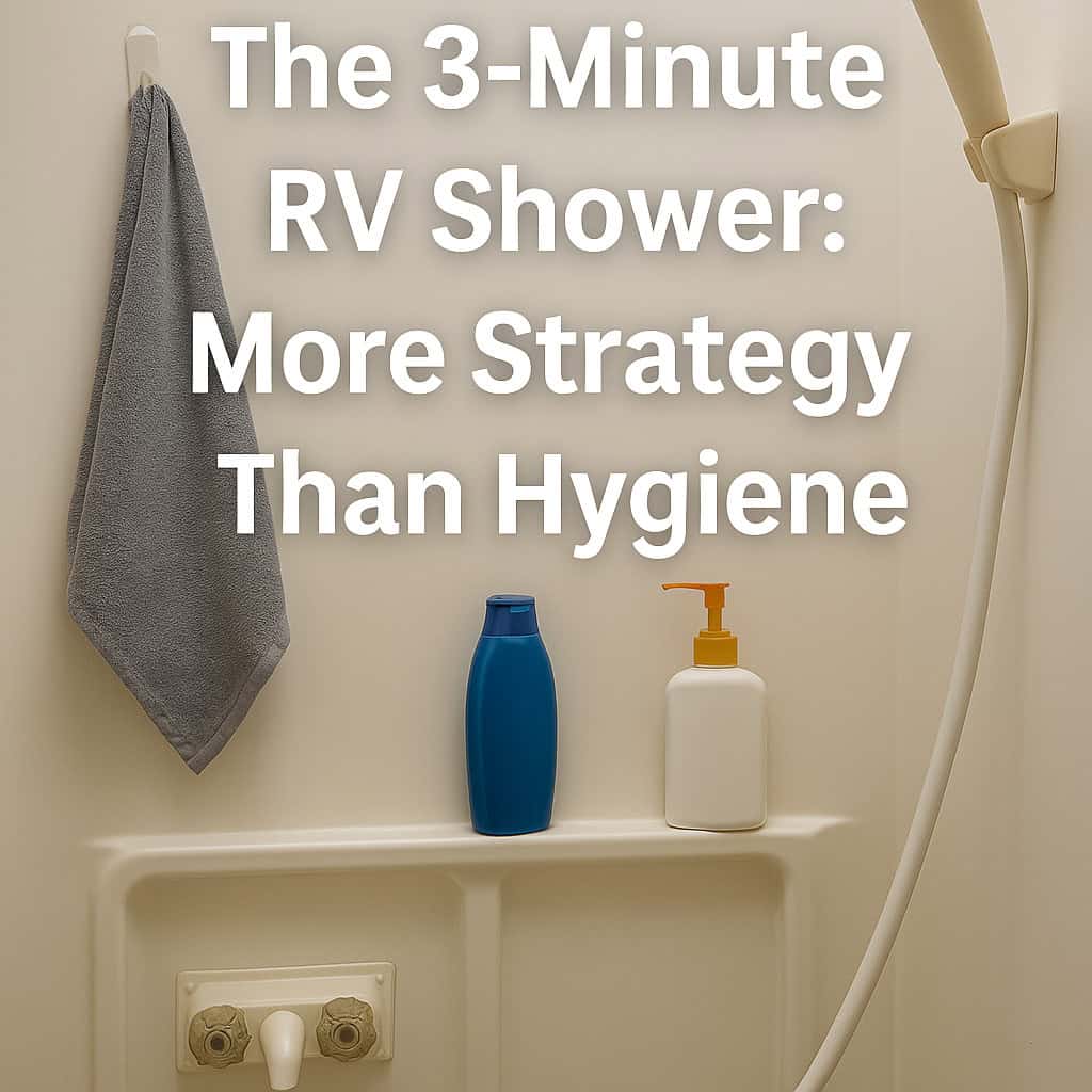 The 3-Minute RV Shower: More Strategy Than Hygiene