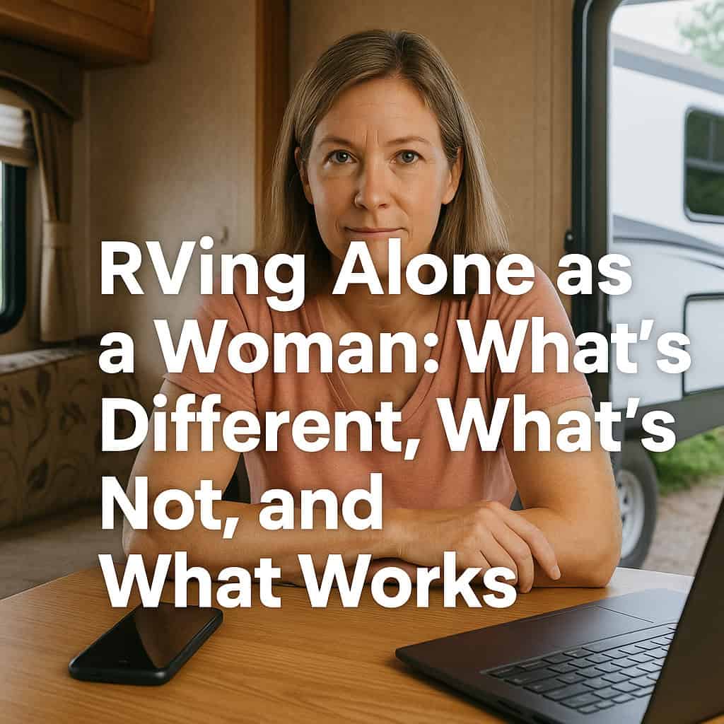RVing Alone as a Woman: What’s Different, What’s Not, and What Works