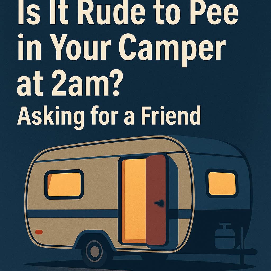Is It Rude to Pee in Your Camper at 2am? Asking for a Friend