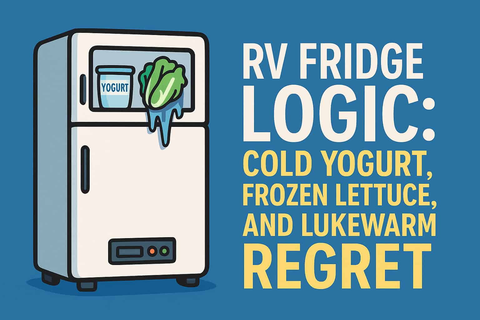 RV Fridge Logic: Cold Yogurt, Frozen Lettuce, and Lukewarm Regret