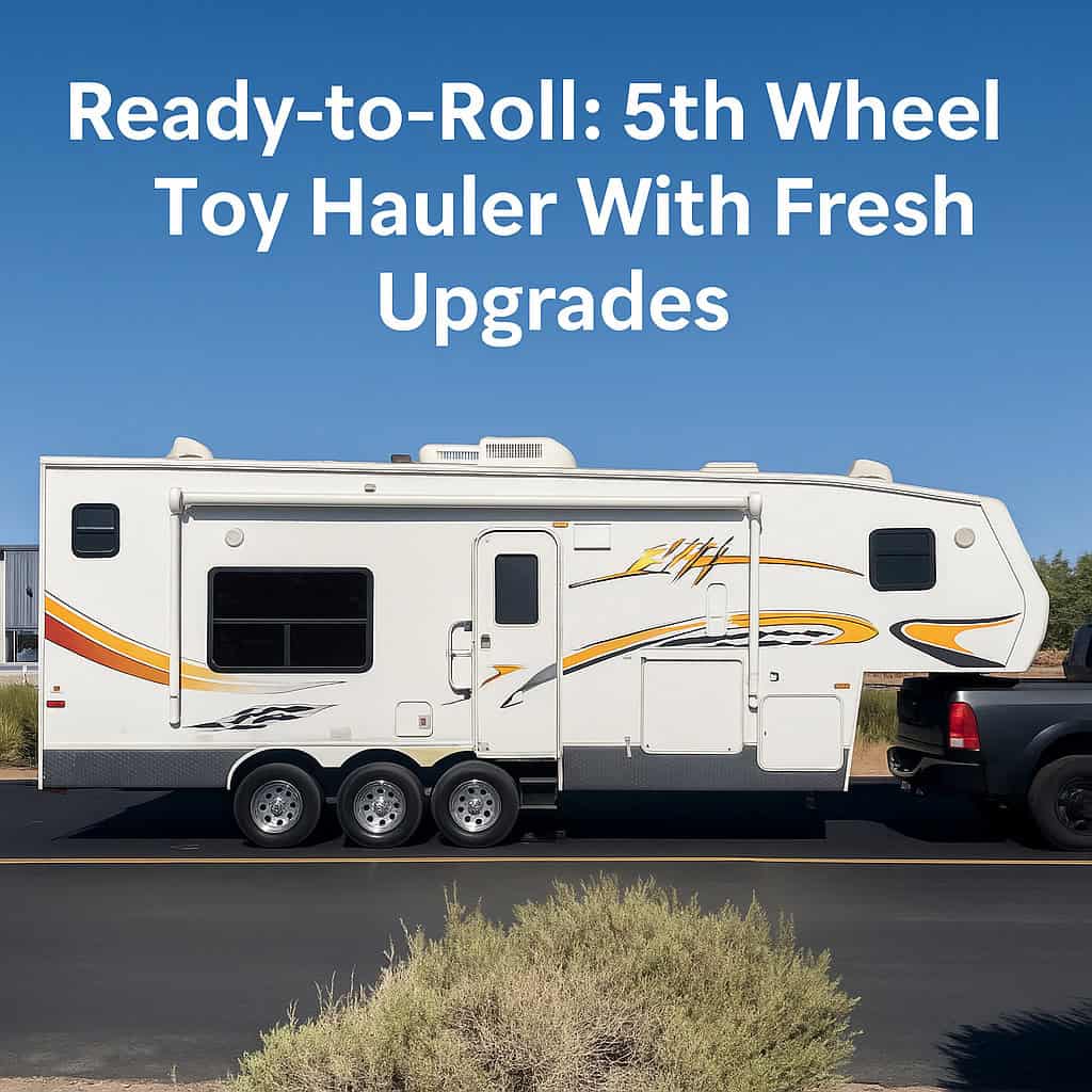 Rolling Comfort: Inside a Modernized Toy Hauler That’s Built for Adventure
