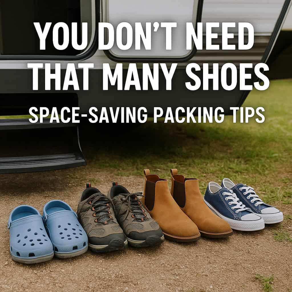 You Don’t Need That Many Shoes: Space-Saving Packing Tips for RV Life