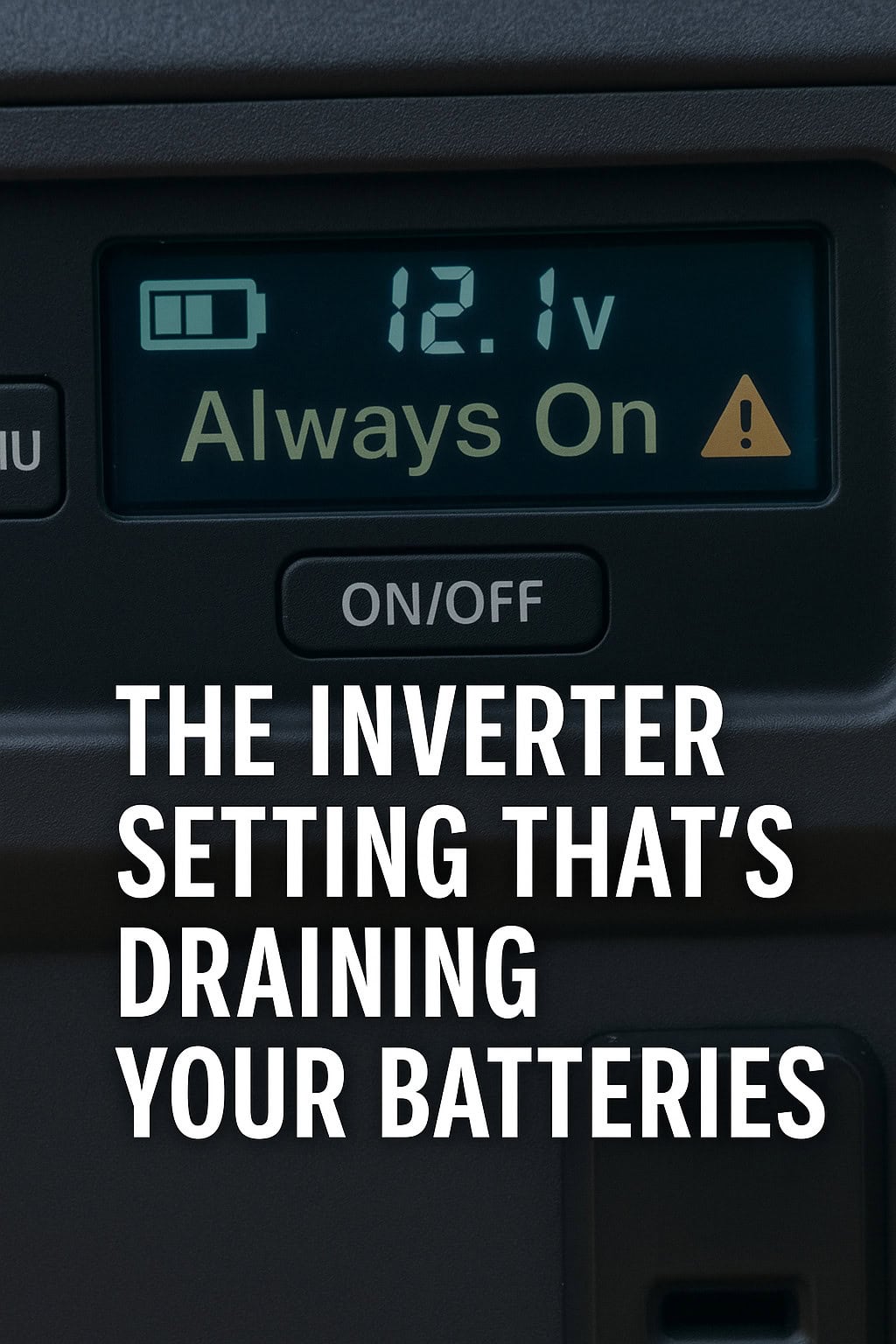 The Most Overlooked Setting on Your Inverter That Could Kill Your Batteries