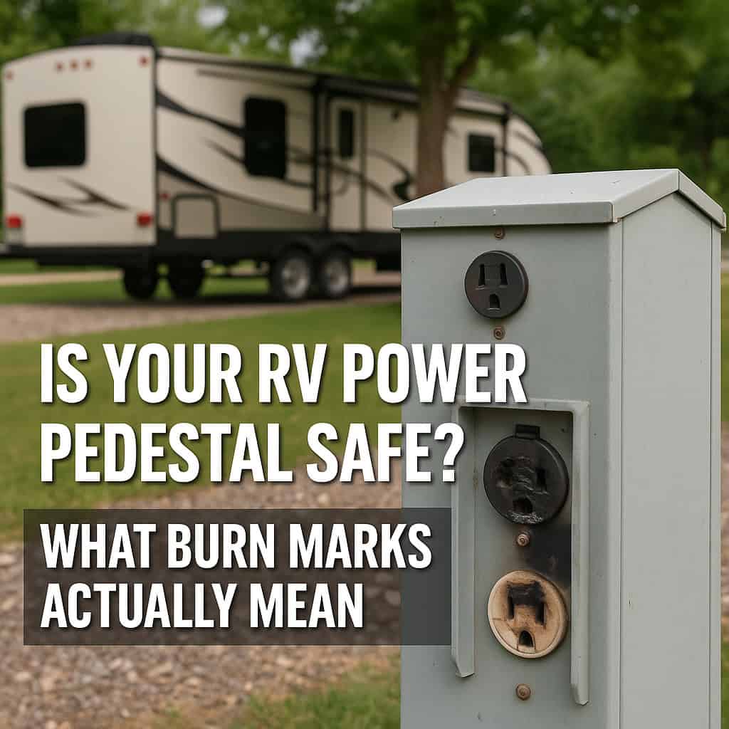 Is Your RV Power Pedestal Safe? What Burn Marks Actually Mean