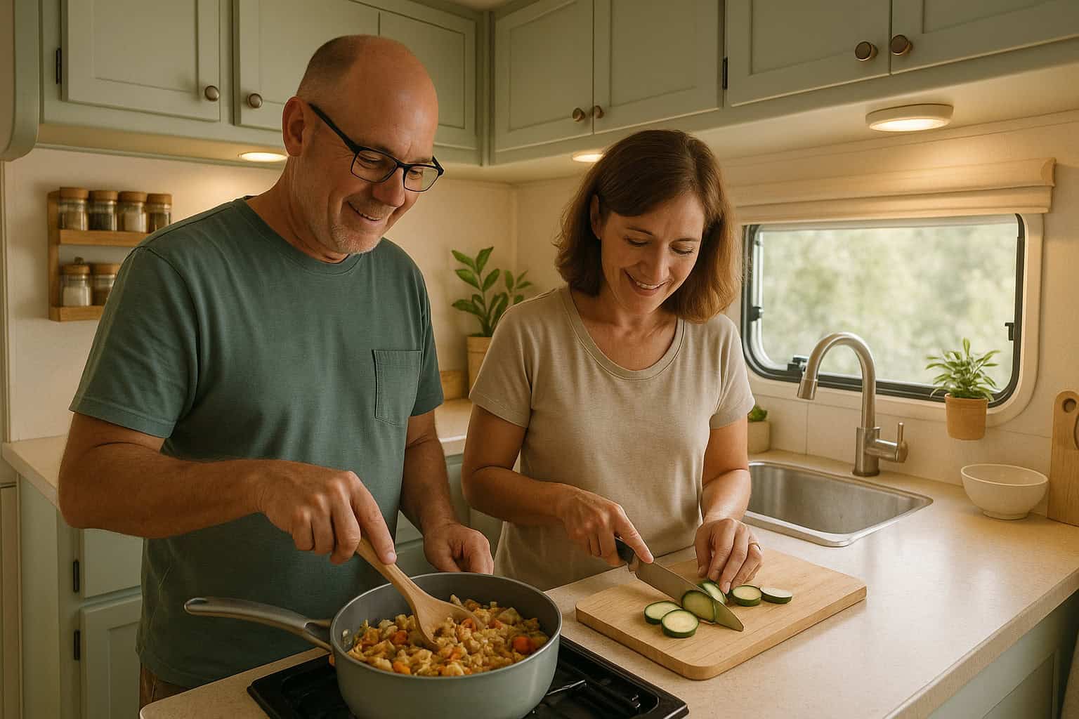 RV Cooking for Two (Without Wanting to Throttle Each Other)