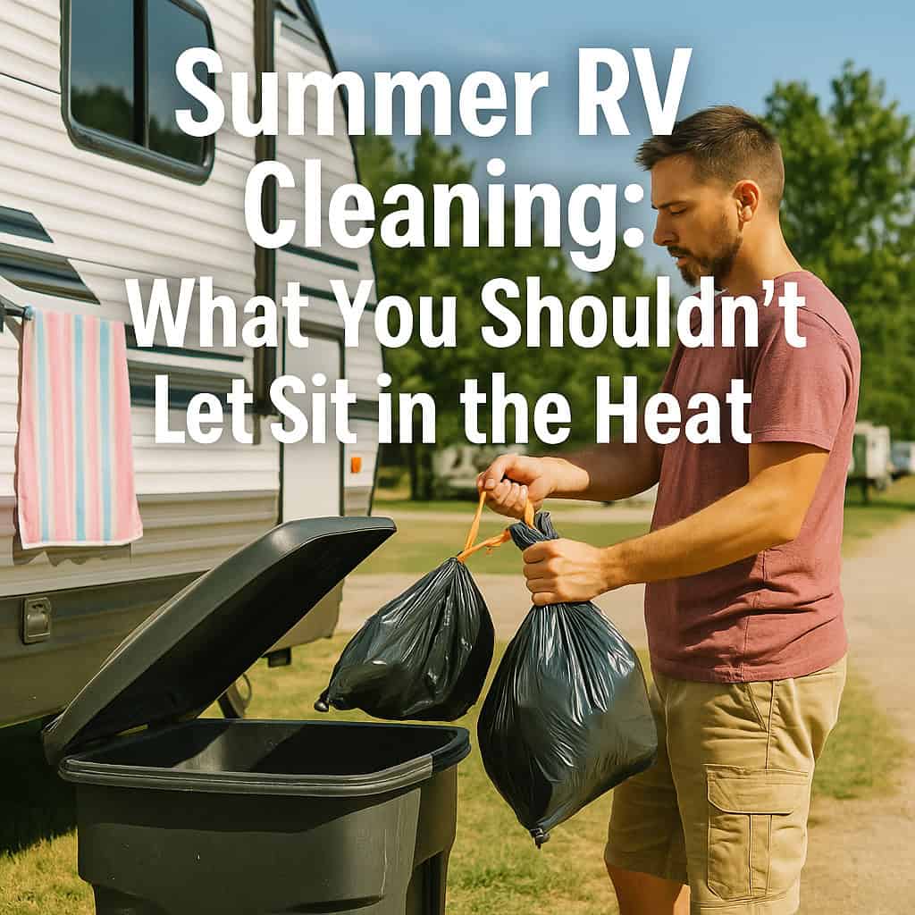 Summer RV Cleaning: What You Shouldn’t Let Sit in the Heat
