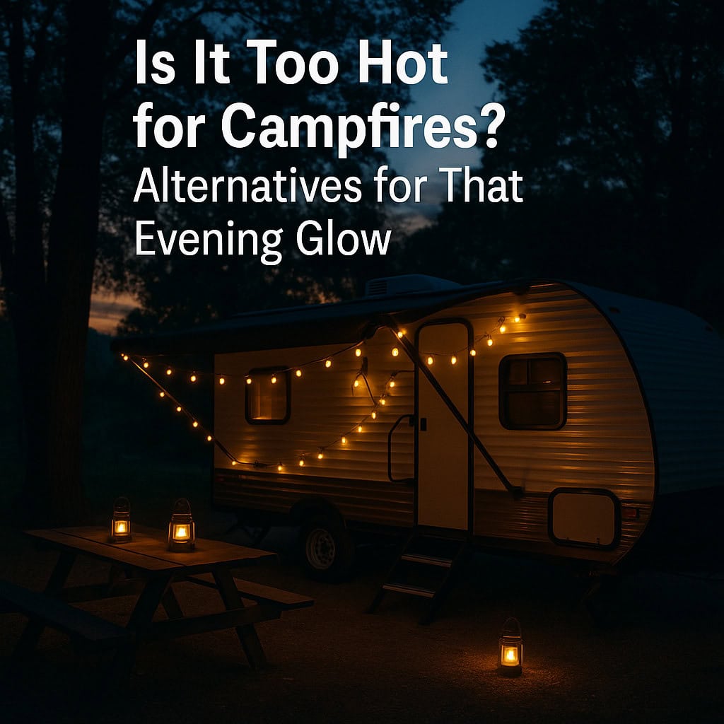Is It Too Hot for Campfires? Alternatives for That Evening Glow