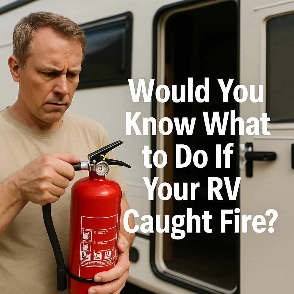 Would You Know What to Do If Your RV Caught Fire?