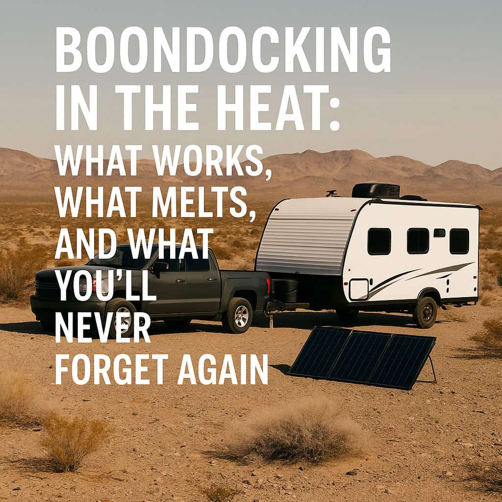 Boondocking in the Heat: What Works, What Melts, and What You’ll Never Forget Again
