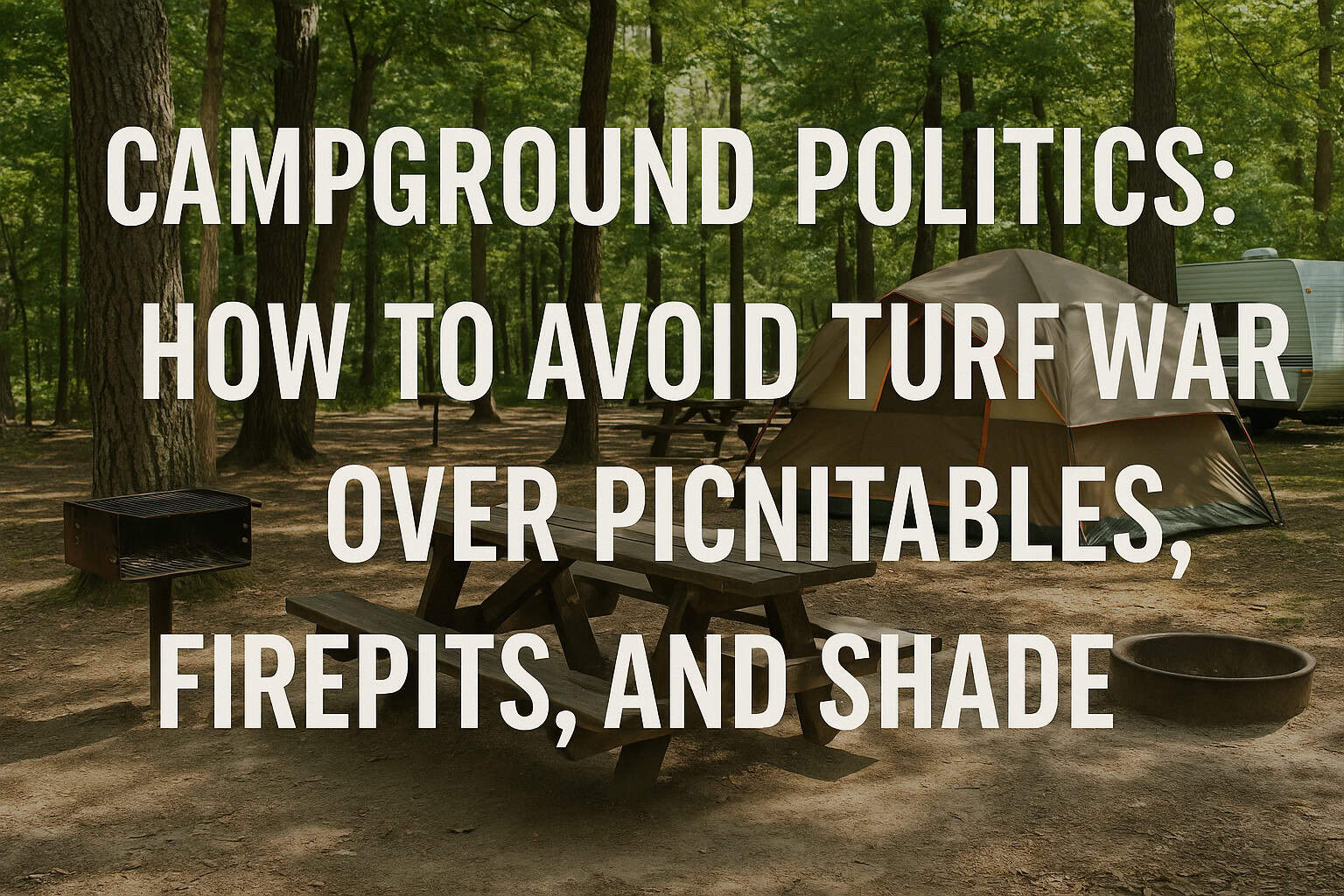 Campground Politics: How to Avoid Turf Wars Over Picnic Tables, Firepits, and Shade
