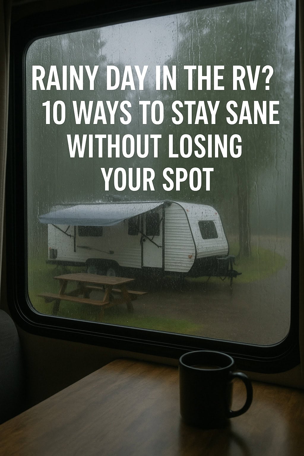Rainy Day in the RV? 10 Ways to Stay Sane Without Losing Your Spot