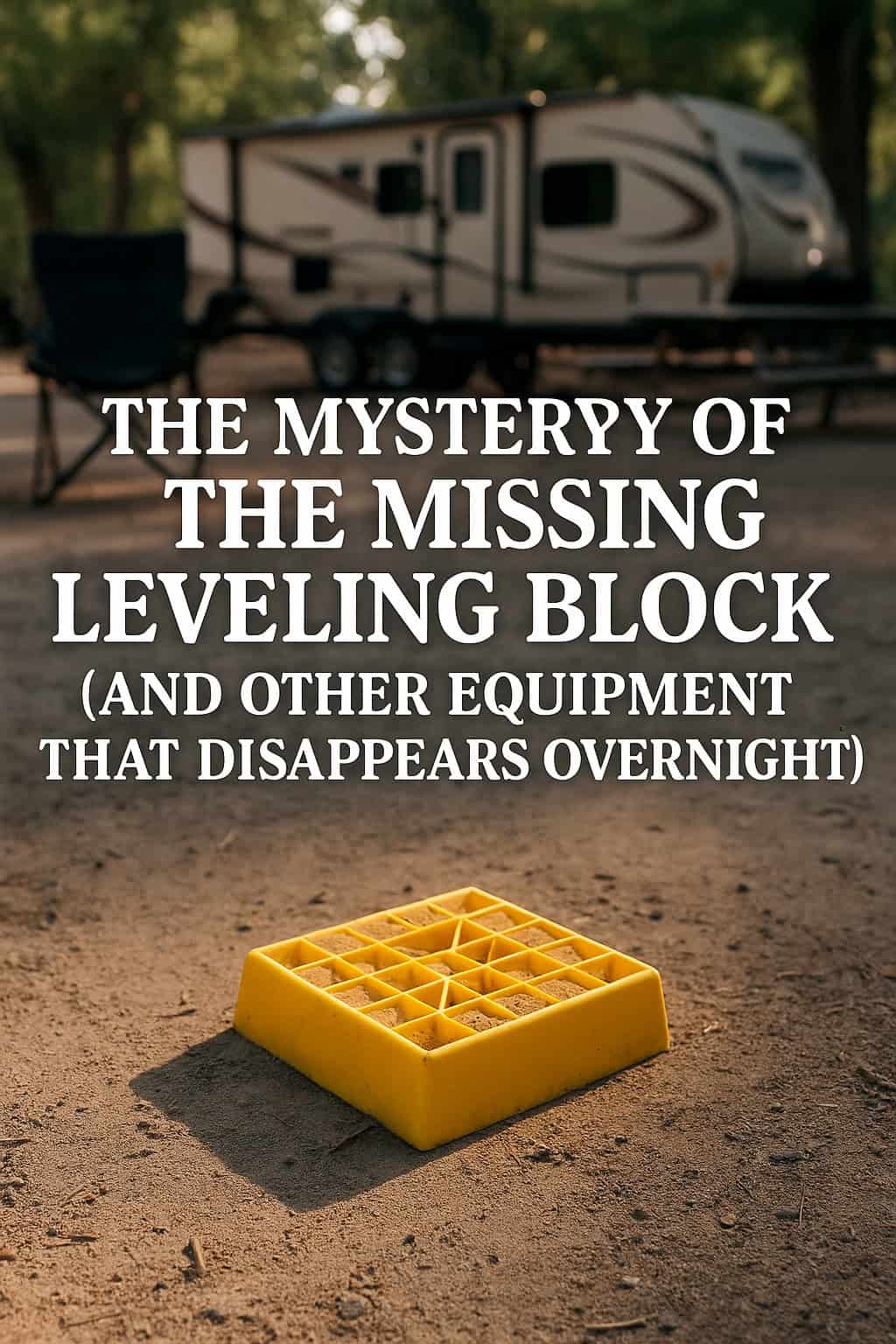 The Mystery of the Missing Leveling Block (and Other Equipment That Disappears Overnight)