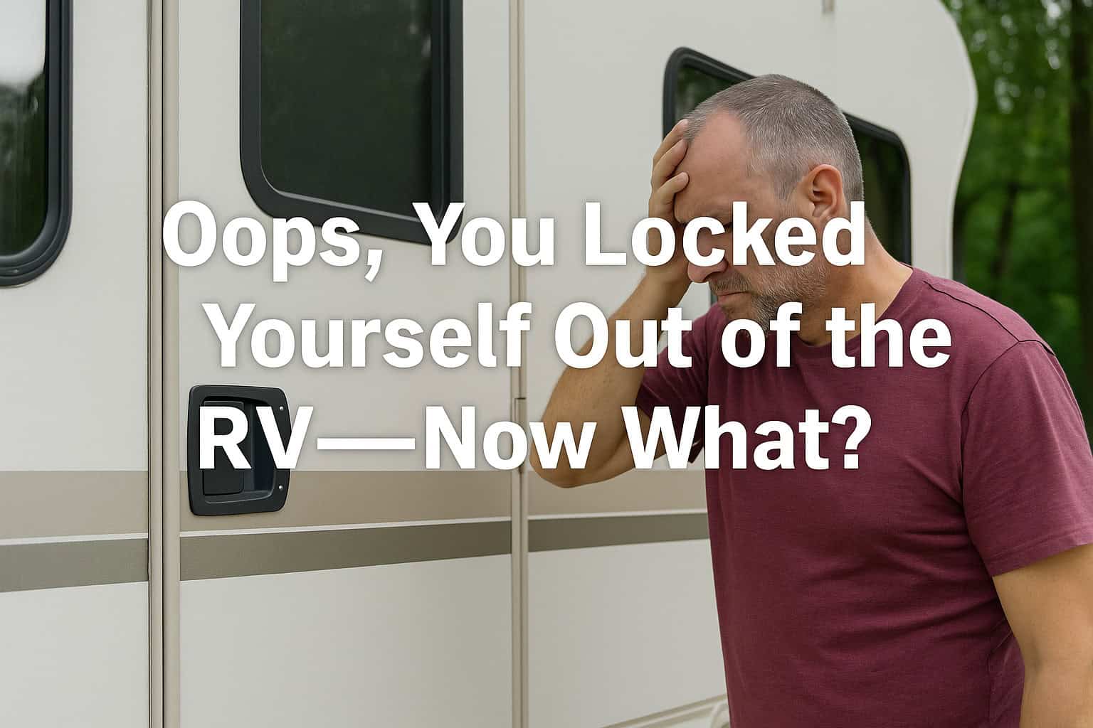 Oops, You Locked Yourself Out of the RV—Now What?
