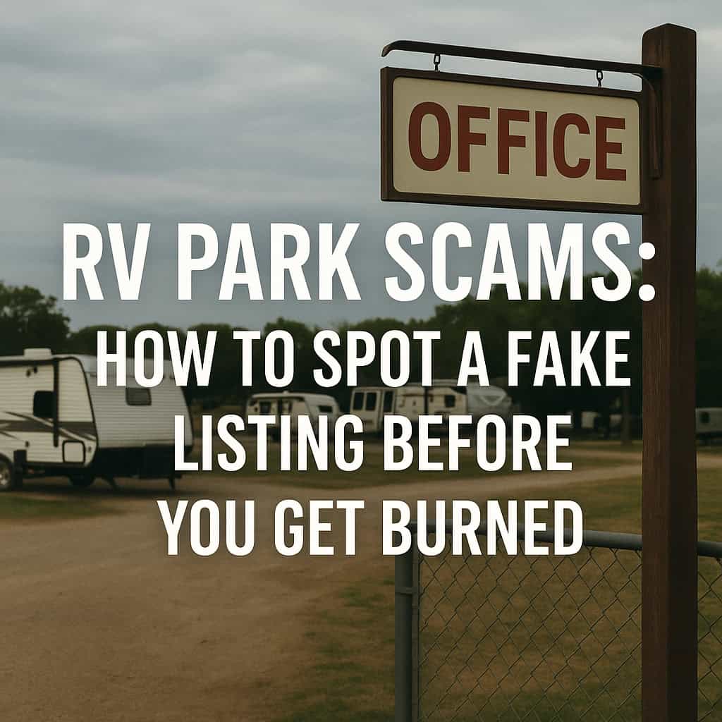 RV Park Scams: How to Spot a Fake Listing Before You Get Burned
