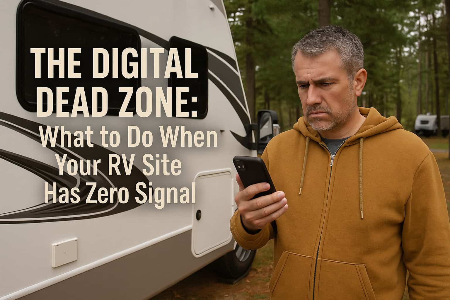 The Digital Dead Zone: What to Do When Your RV Site Has Zero Signal