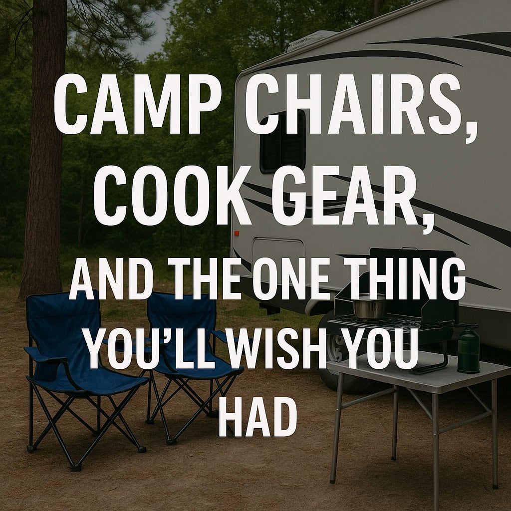 Camp Chairs, Cook Gear, and the One Thing You’ll Wish You Had