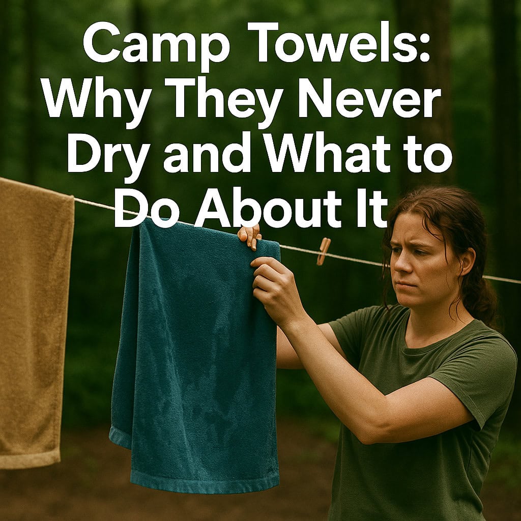 Camp Towels: Why They Never Dry and What to Do About It