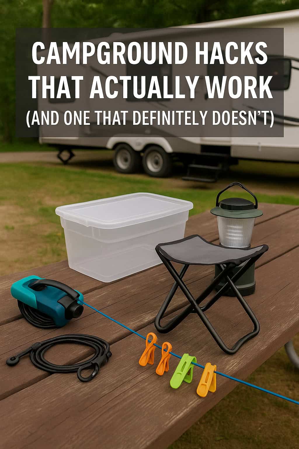 Campground Hacks That Actually Work (And One That Definitely Doesn’t)