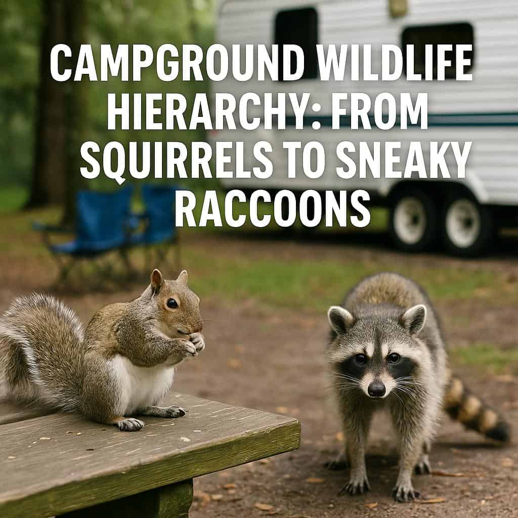 Campground Wildlife Hierarchy: From Squirrels to Sneaky Raccoons