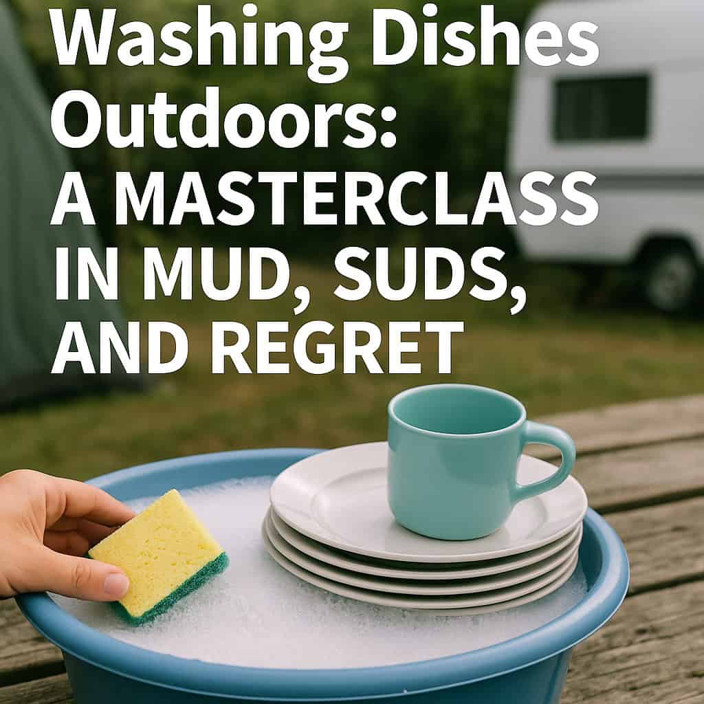 Washing Dishes Outdoors: A Masterclass in Mud, Suds, and Regret