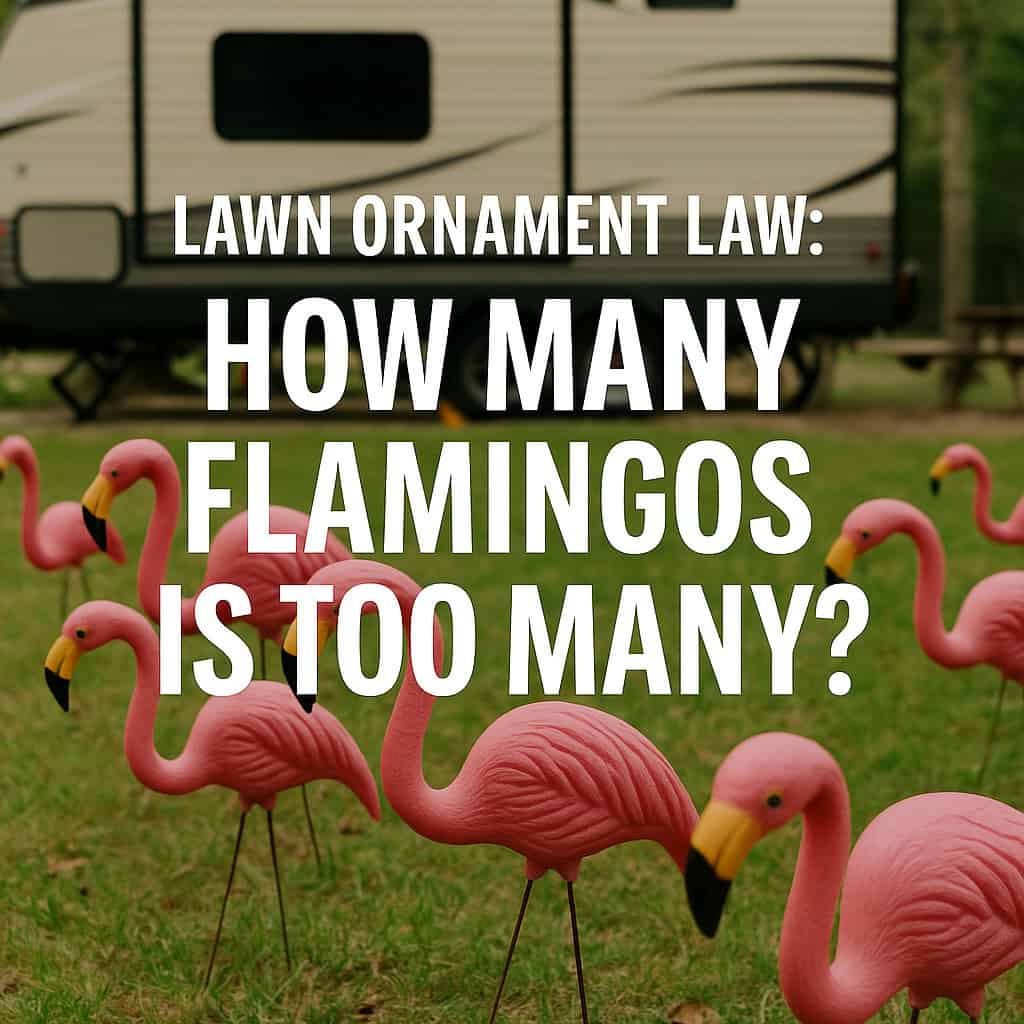 Lawn Ornament Law: How Many Flamingos is Too Many?