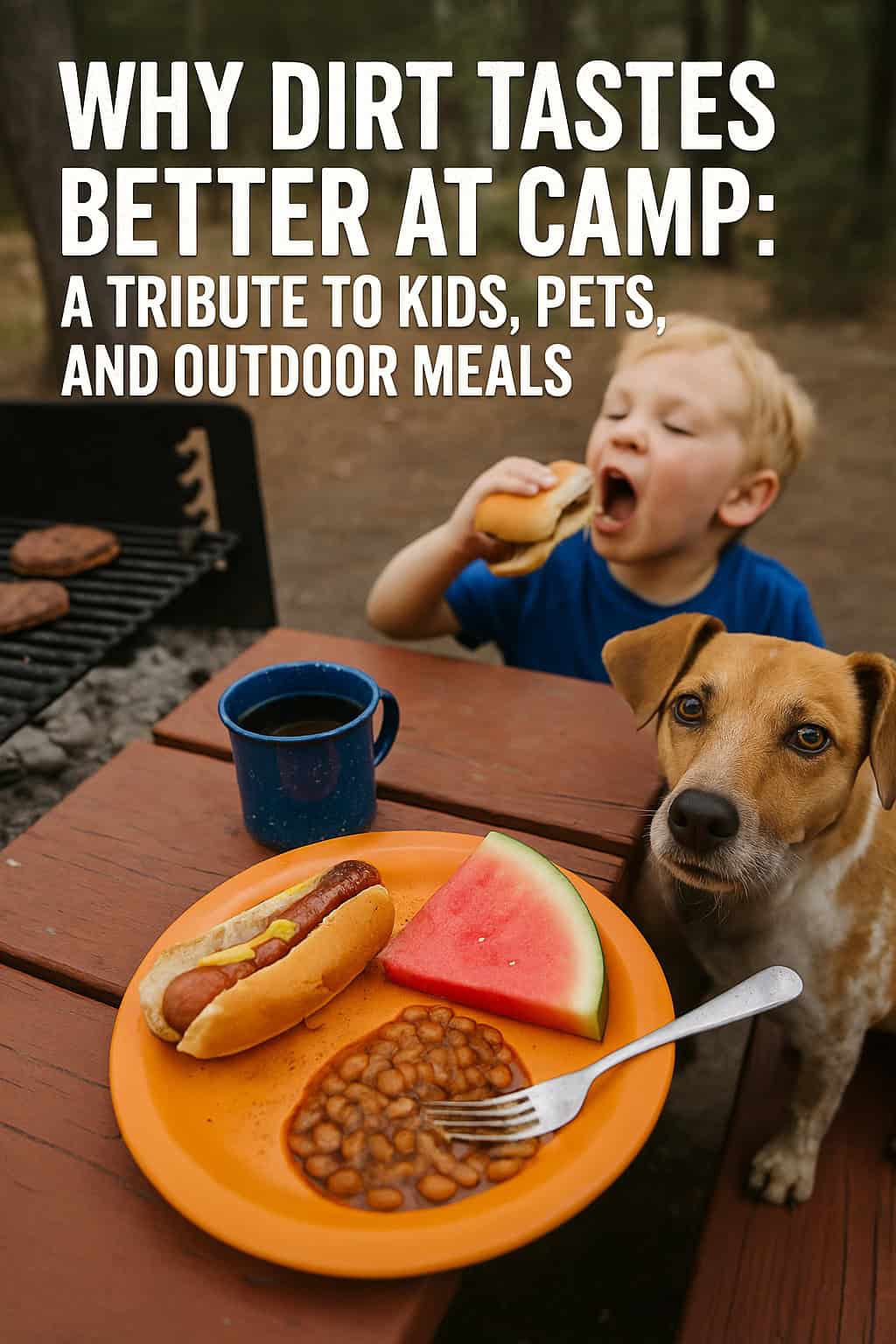 Why Dirt Tastes Better at Camp: A Tribute to Kids, Pets, and Outdoor Meals