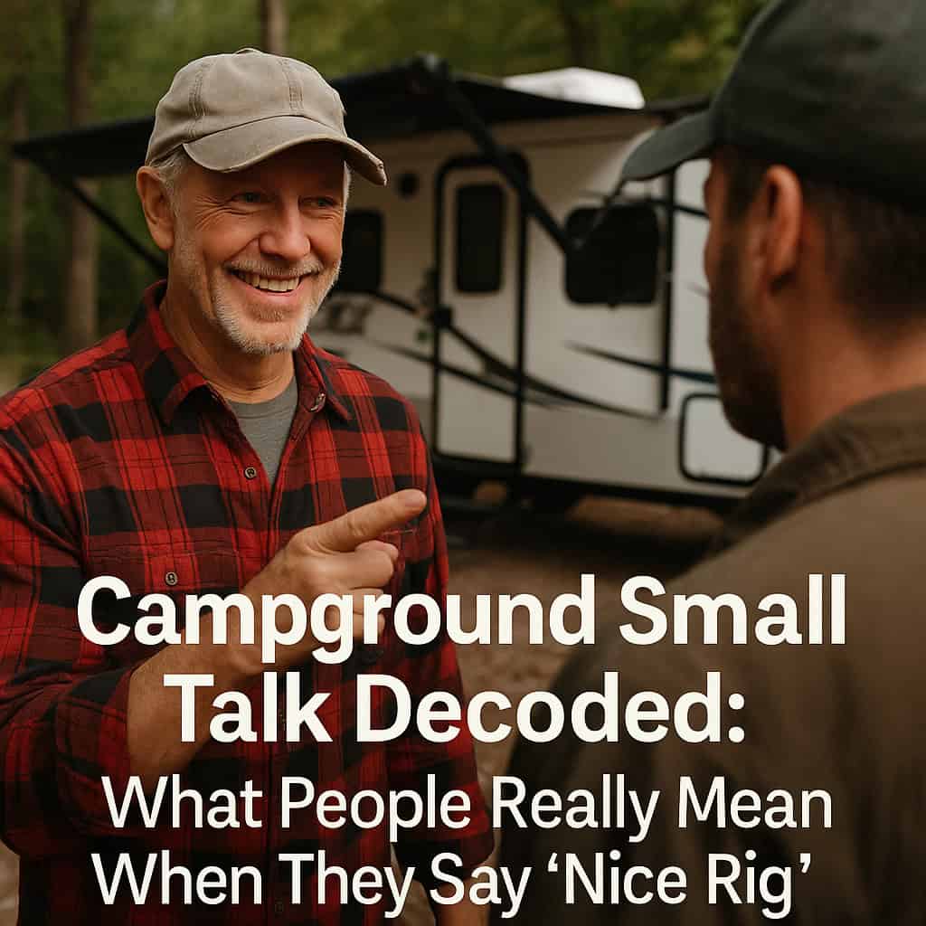 Campground Small Talk Decoded: What People Really Mean When They Say ‘Nice Rig’