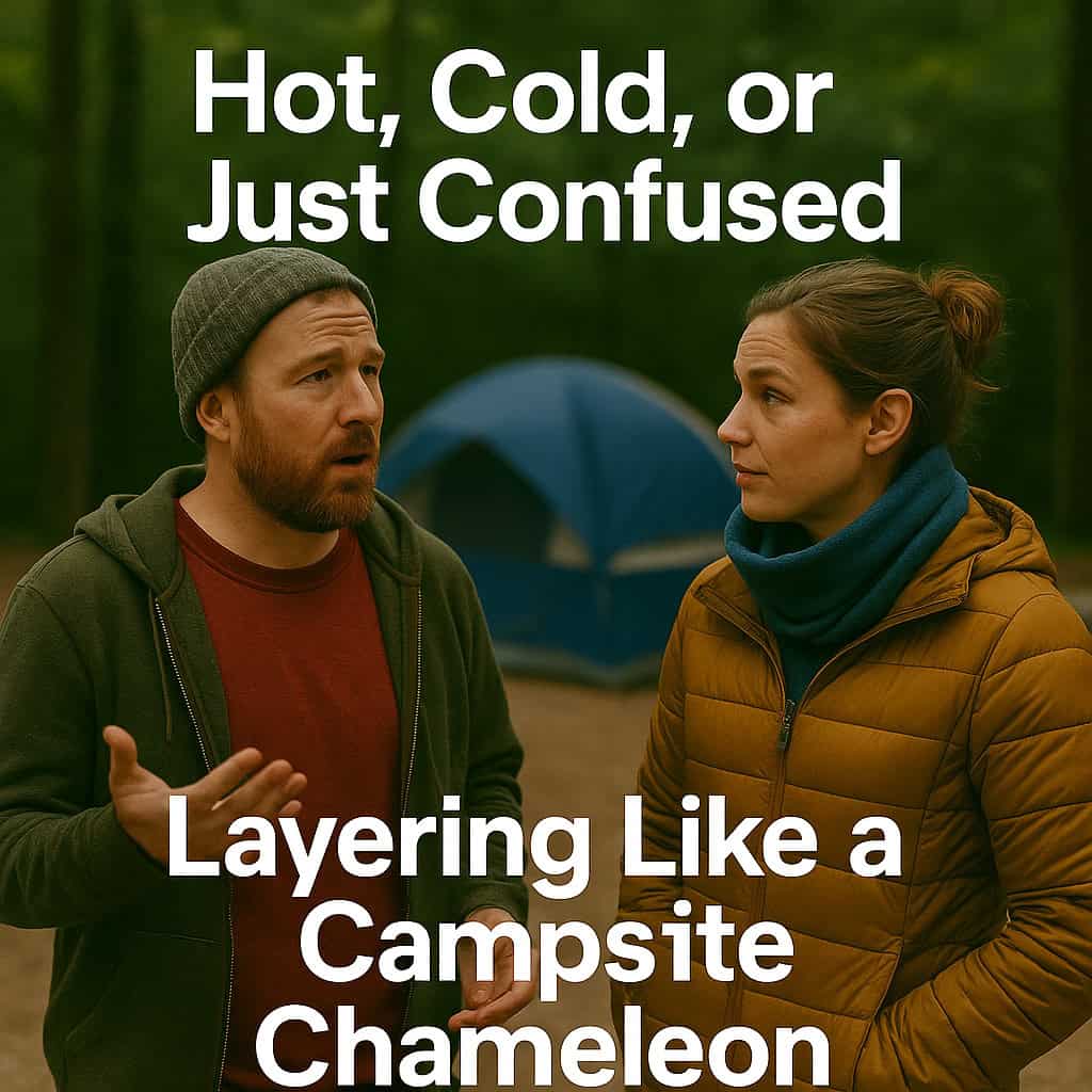 Hot, Cold, or Just Confused: Layering Like a Campsite Chameleon