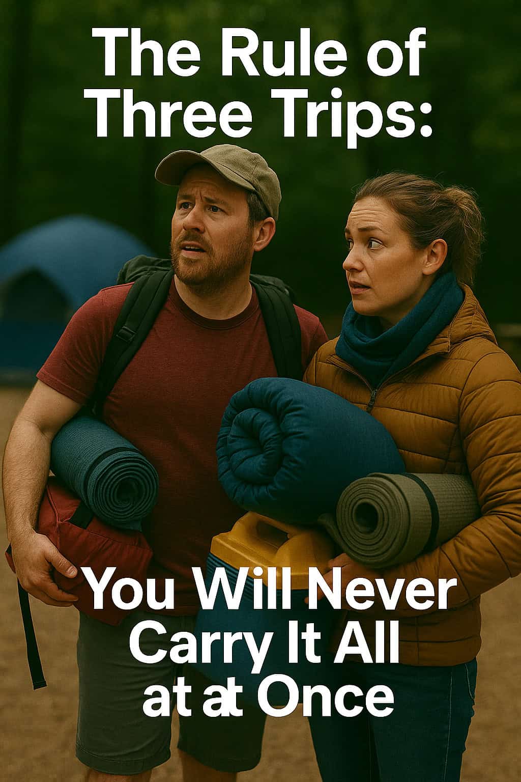 The Rule of Three Trips: You Will Never Carry It All at Once