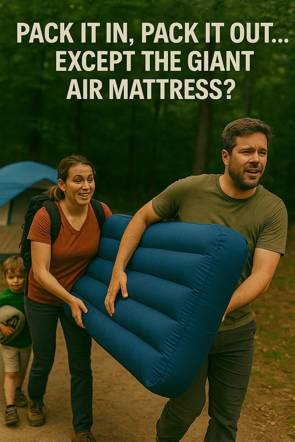 Pack It In, Pack It Out… Except the Giant Air Mattress?