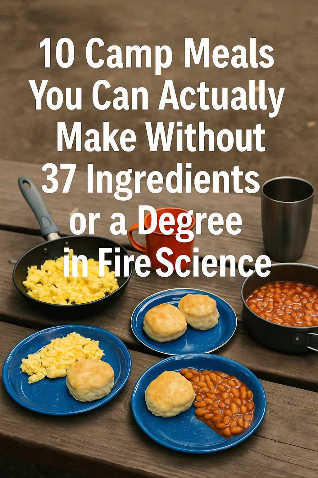 10 Camp Meals You Can Actually Make Without 37 Ingredients or a Degree in Fire Science