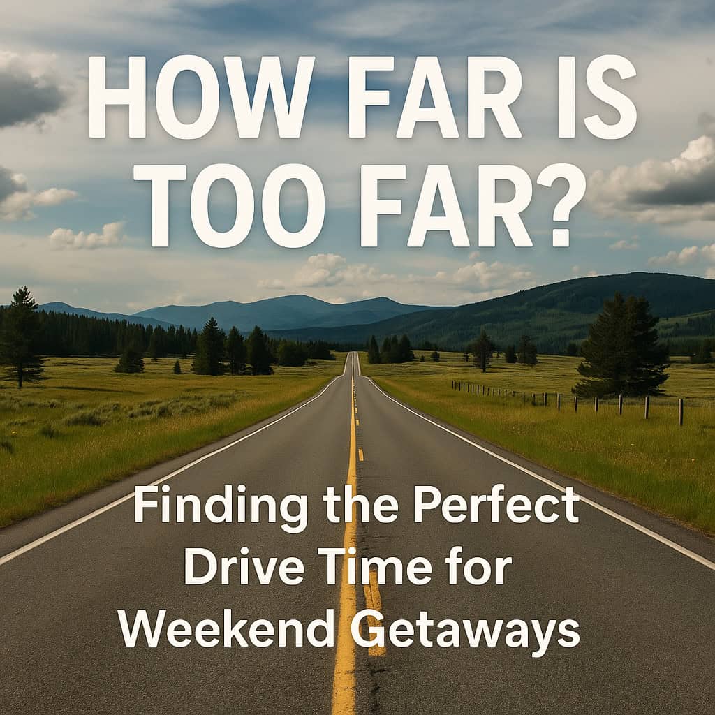 How Far Is Too Far? Finding the Perfect Drive Time for Weekend Getaways