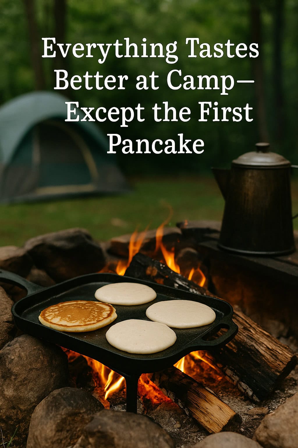 Everything Tastes Better at Camp—Except the First Pancake