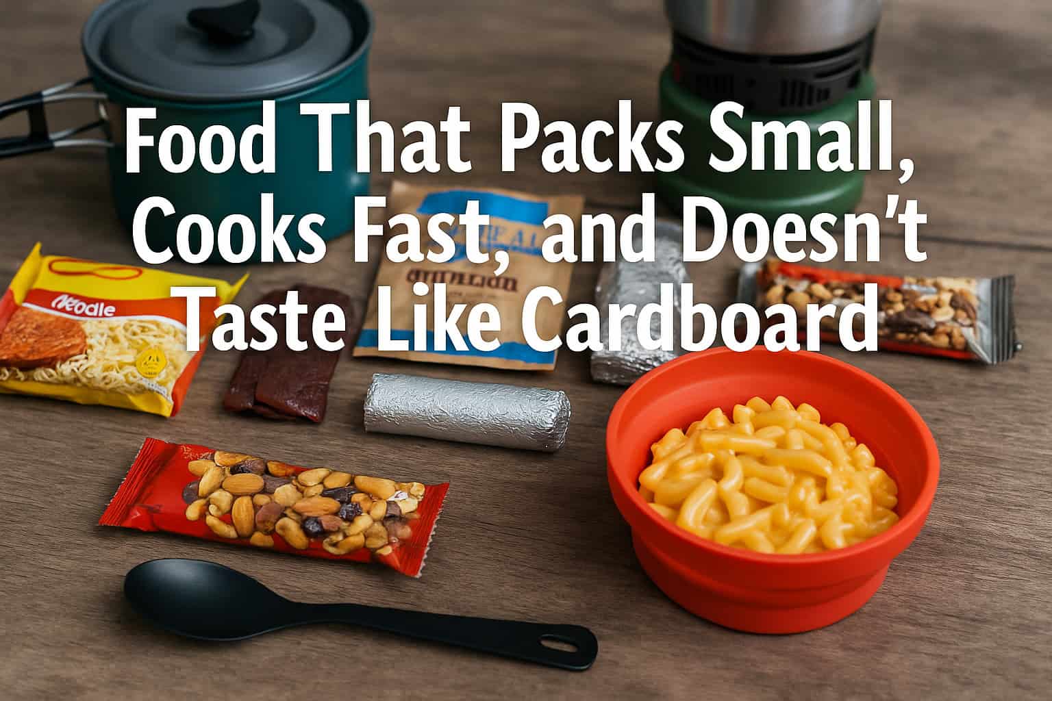 Food That Packs Small, Cooks Fast, and Doesn’t Taste Like Cardboard