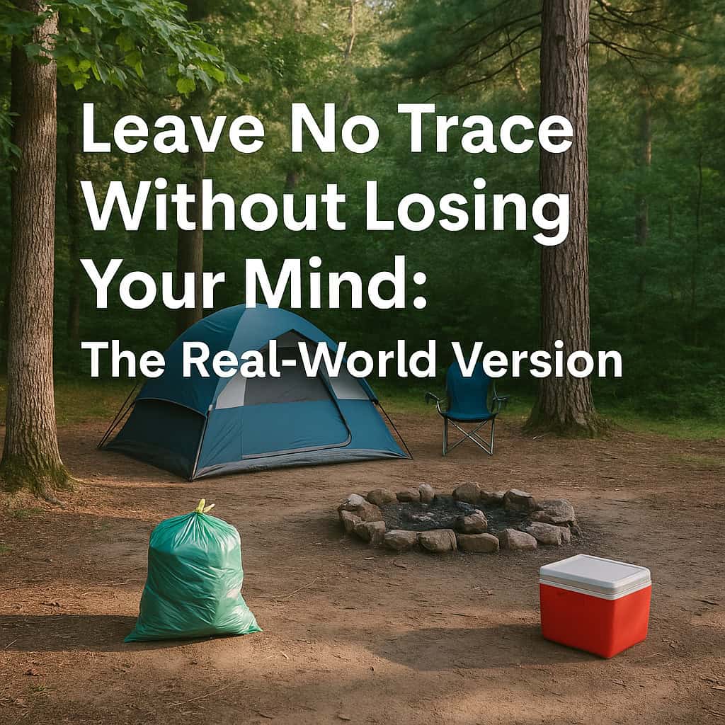 Leave No Trace Without Losing Your Mind: The Real-World Version
