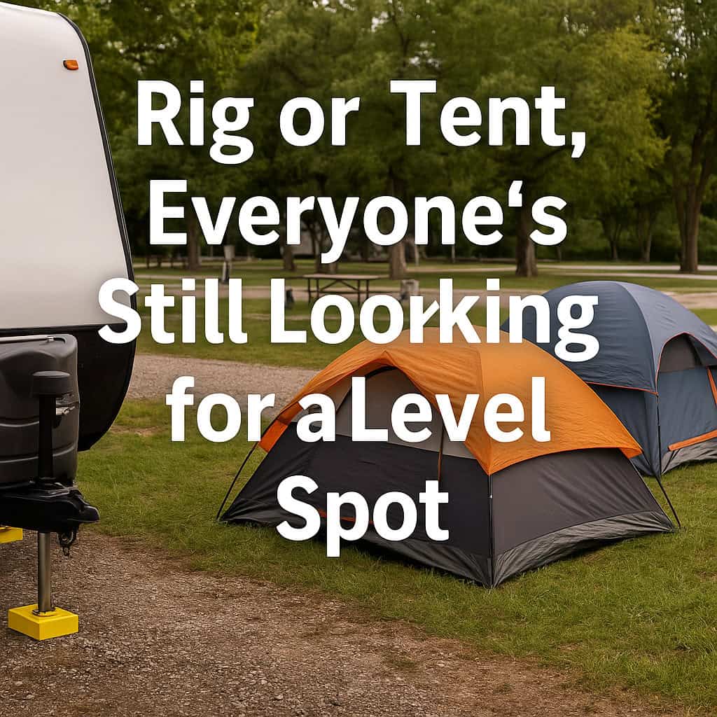 Rig or Tent, Everyone’s Still Looking for a Level Spot