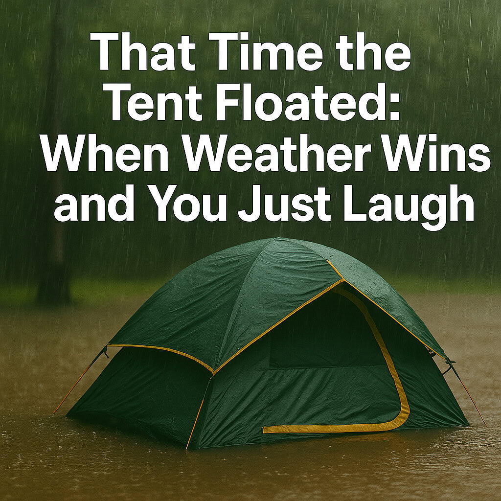 That Time the Tent Floated: When Weather Wins and You Just Laugh